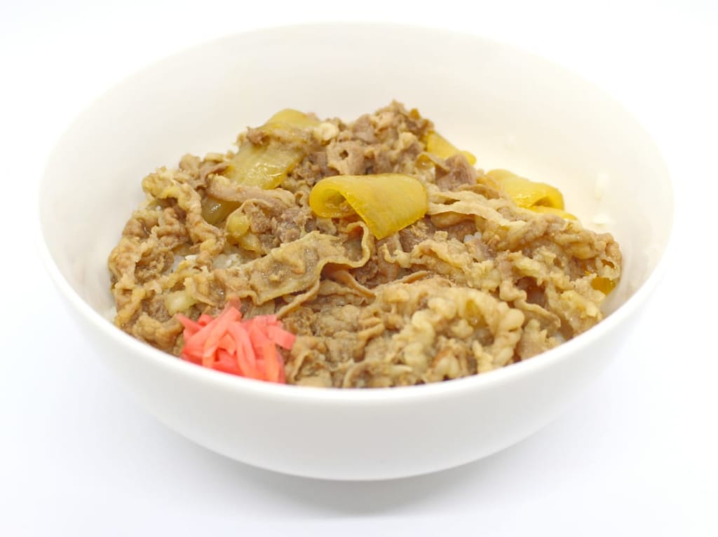 松屋の牛丼のイメージ