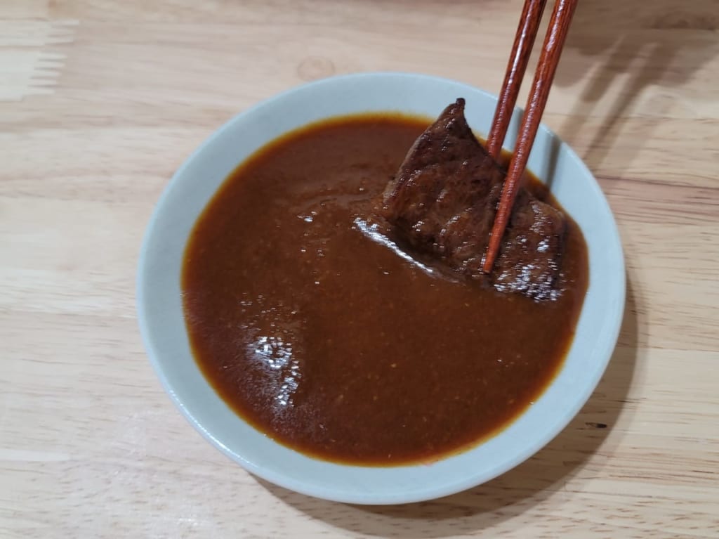 肉と焼肉のたれ