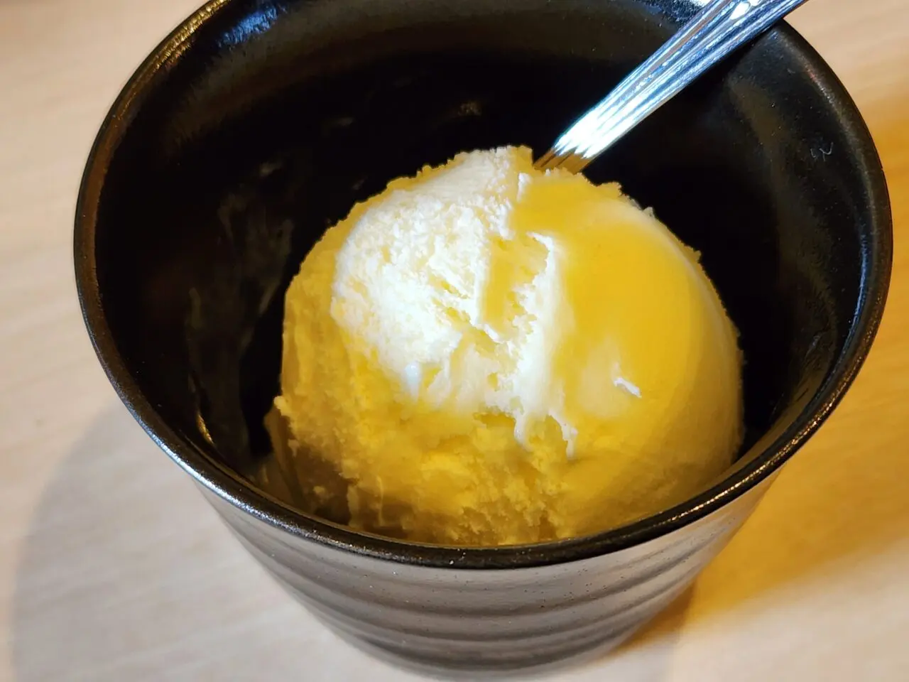 「鮮処 旬里(SHUNRI)」バニラアイス(インスタフォローのプレゼント)