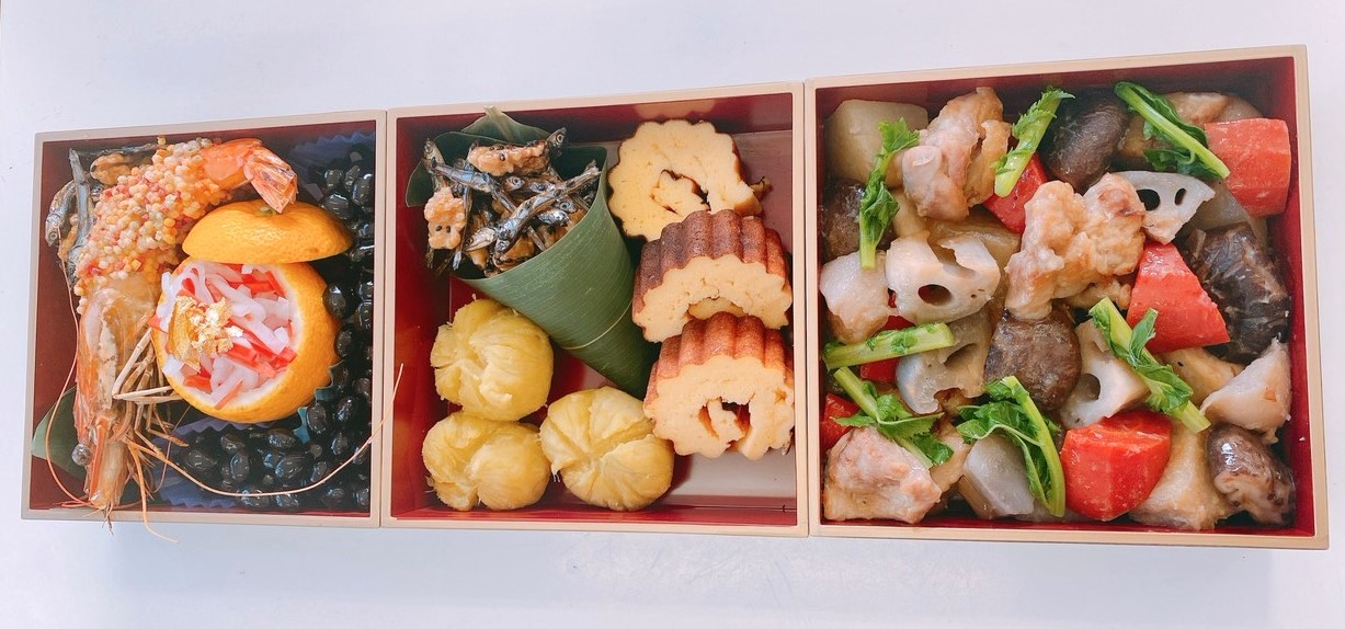 「おうちおせち料理講座2026馬駆ける年」※画像は過去の料理教室で作った「おせち料理」のため内容が異なります。画像提供:「関係者」様