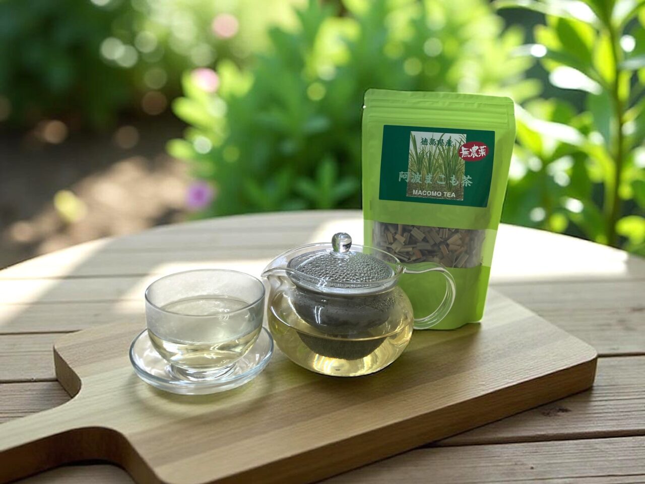 田中のまこも園「阿波まこも茶」。画像提供：「369」様