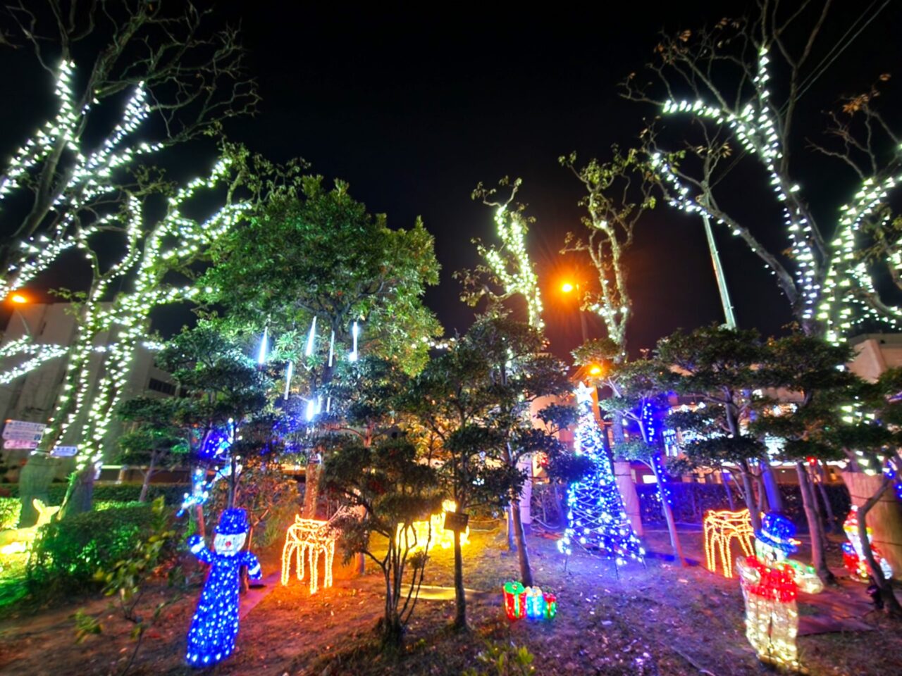 「夢ナリエ・城内メモリアル」イルミネーション