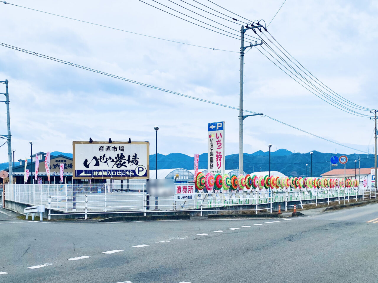 「いせや農場(苺と梨の直売所)」店舗外観。画像提供:「阿波國上櫻城主 篠原紫雲長房」様