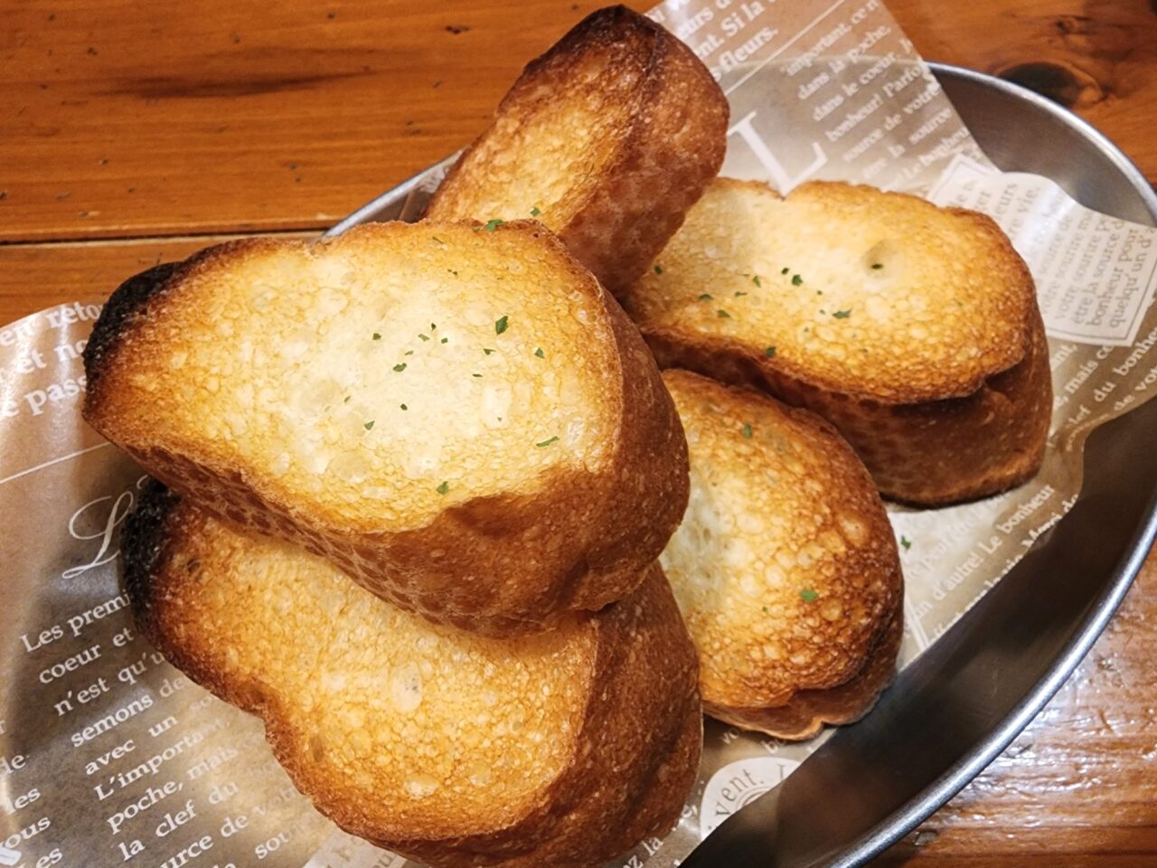 「ピエネッツァ」で注文したメニュー