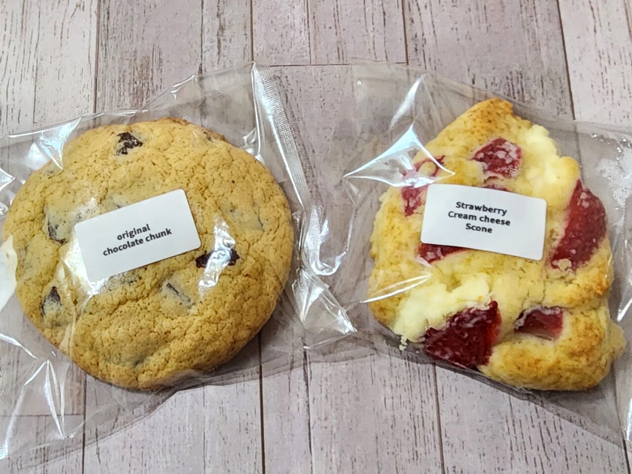 「喜多野安心市」店舗前に出店していた「me bakes(ミーベイクス)」で購入した商品