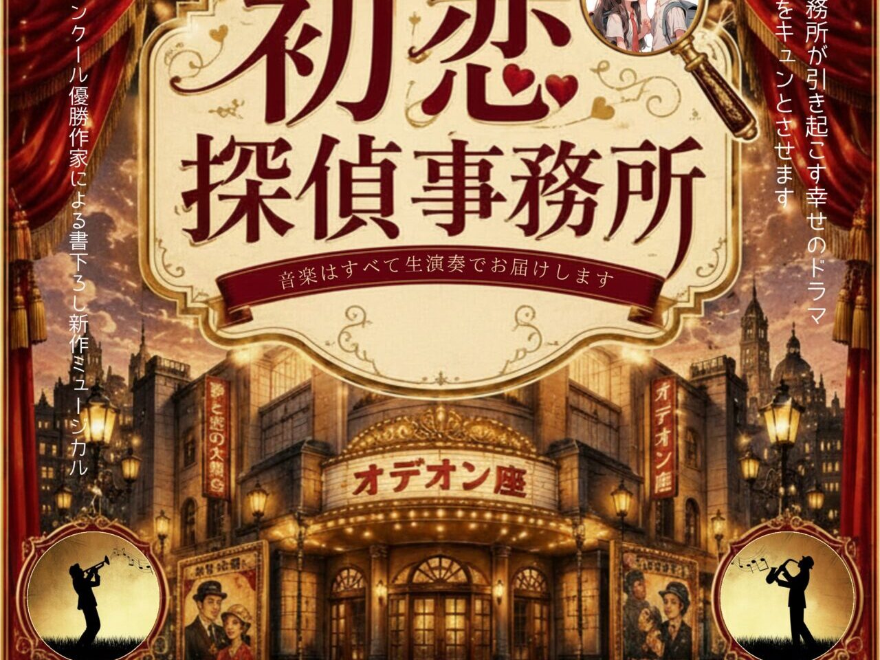 劇場「オデオン座」で開催予定「こちら初恋探偵事務所」イベント関連画像。画像提供:「関係者」様